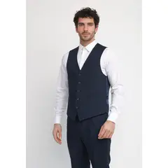 PERRY ELLIS - Gilet Formal Hombre Navy THE WASHABLE VEST S25-26