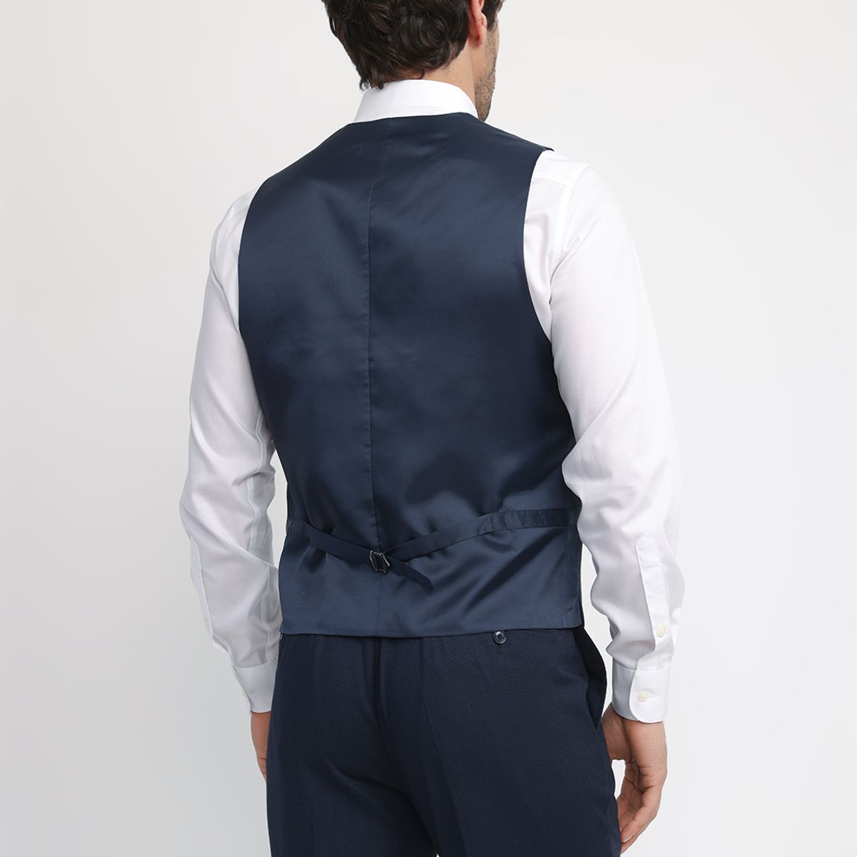 PERRY ELLIS - Gilet Formal Hombre Navy THE WASHABLE VEST S25-26