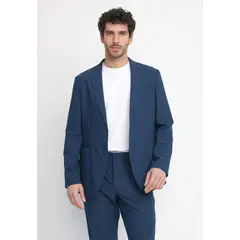 PERRY ELLIS - Chaqueta Formal Hombre Azul
