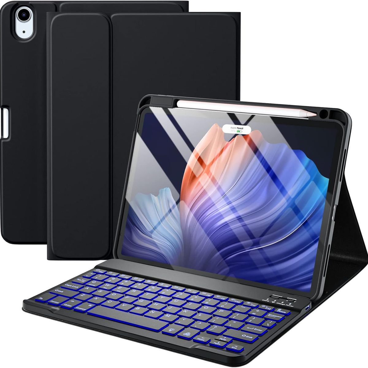 GENERICO - Carcasa Teclado Bluetooth para iPad Air 11 M4/ M3/M2