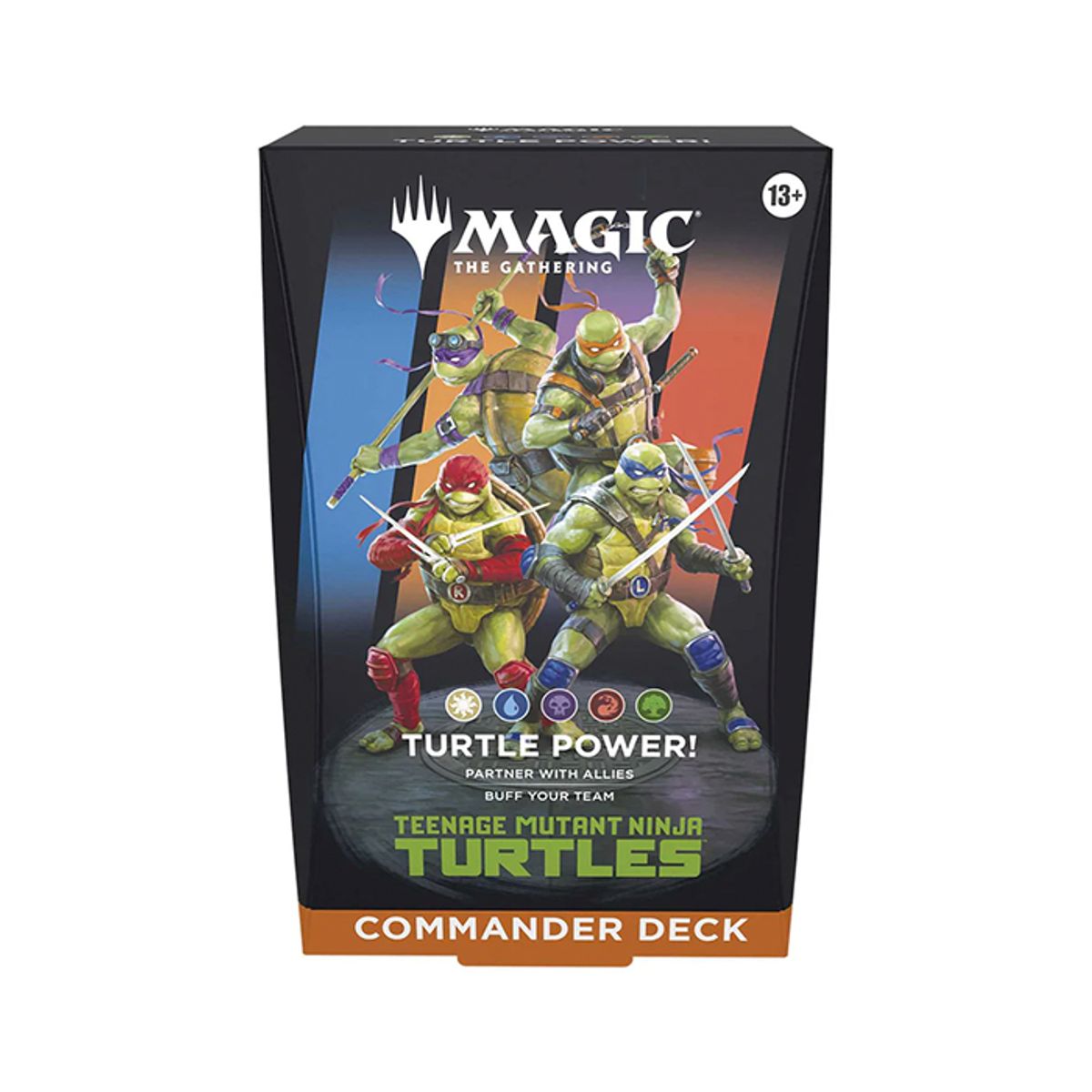 WIZARDS OF THE COAST - MTG Teenage Mutant Ninja Turtles Commander Deck - Turtle Power Inglés