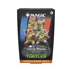 WIZARDS OF THE COAST - MTG Teenage Mutant Ninja Turtles Commander Deck - Turtle Power Inglés