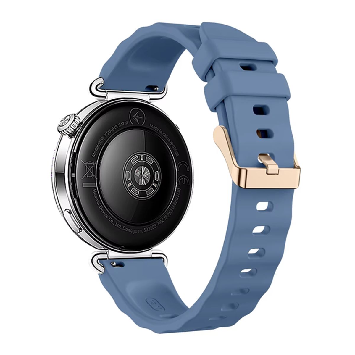 GENERICO - Correa Silicona Para Huawei Watch Gt6 41mm Azul Acero