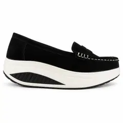 FUNWAY - Zapatilla Negro Mujer Urbano Tija