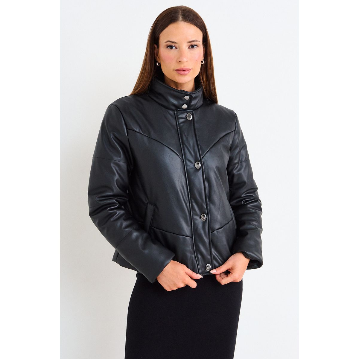 ASH - Chaqueta De Pu Mujer Negro Ash