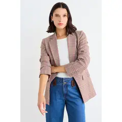 IO - Blazer Fantasia Mujer Rosa