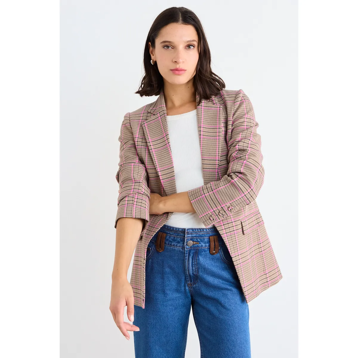 IO - Blazer Fantasia Mujer Rosa Io