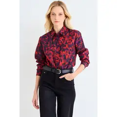 ASH - Blusa Print Camisera Mujer Rojo