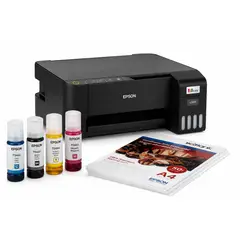 TODOK - Kit Impresora para Sublimacion Epson L3210+ Hojas + 4 Tintas.