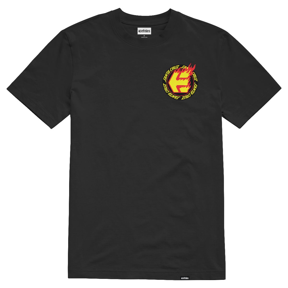 ETNIES - Polera Etnies Santa Cruz Flame Black