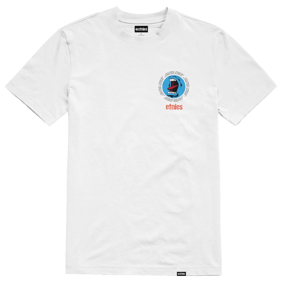 ETNIES - Polera Etnies Screaming Hand White