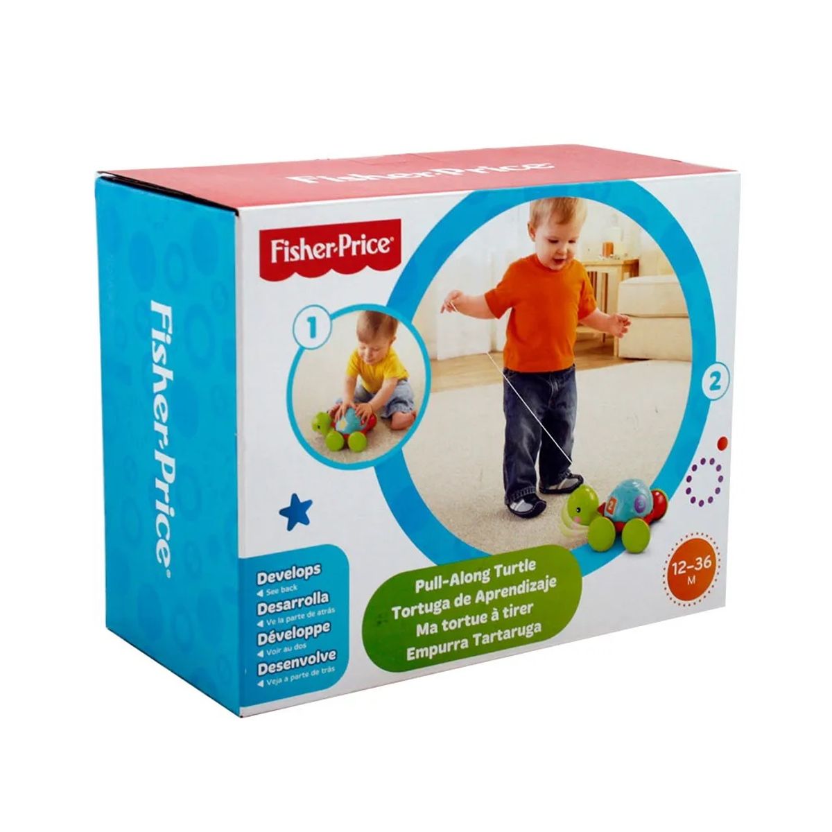 FISHER PRICE - Tortuga de arrastre Fisher Price