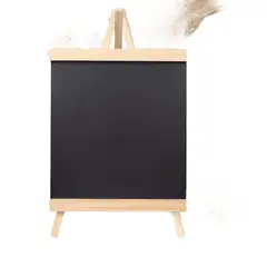 GENERICO - Pizarra atril madera caballete pizarras para niño tiza 12x23