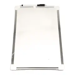 GENERICO - Pizarra blanca 25x35cm incluye 2 imánes y plumón