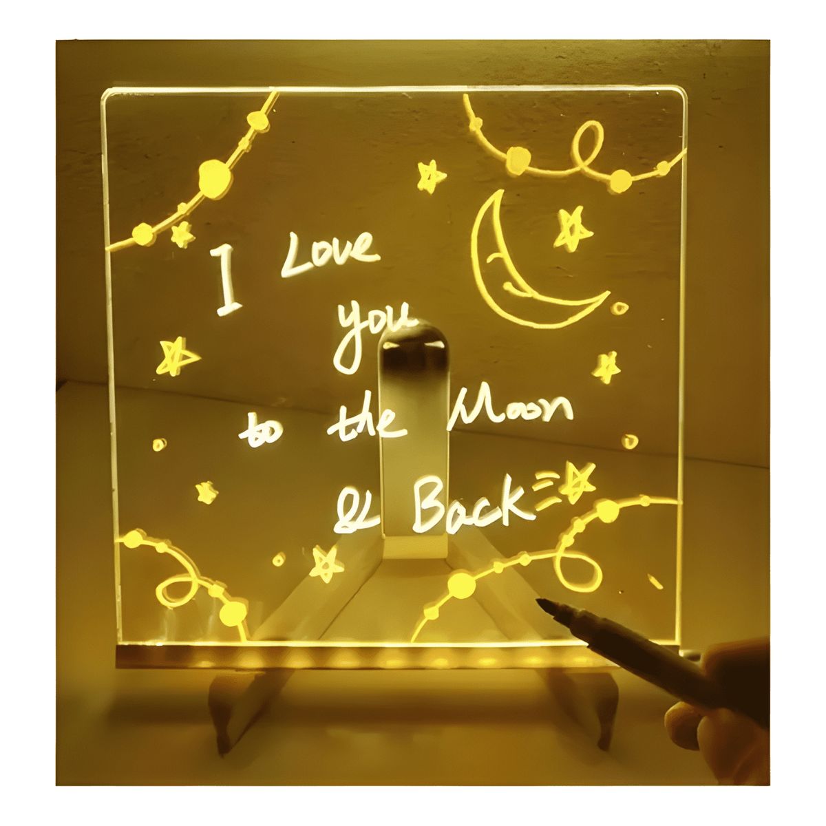 GENERICO - Tablero dibujo for niños tableros mágicos emisores luz LED