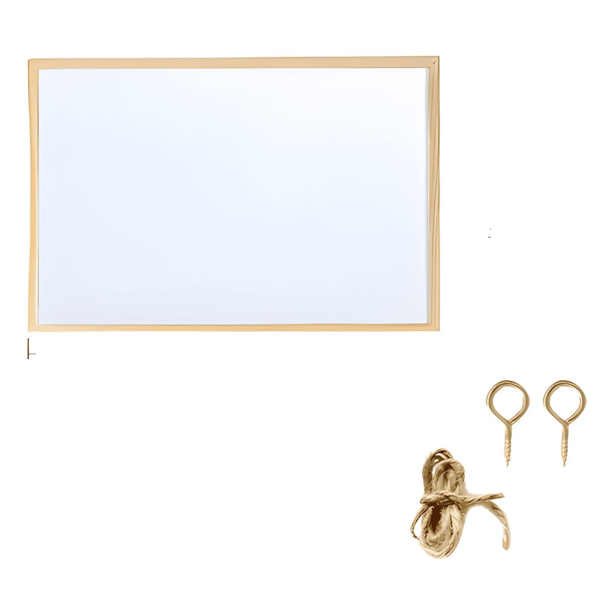 GENERICO - Pizarra acrílica con marco de madera 60x90 cm resistente