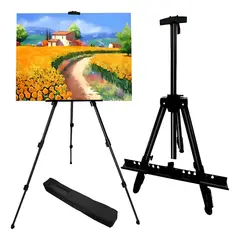 GENERICO - Metálico caballete niño pintura artística adaptable 160cm