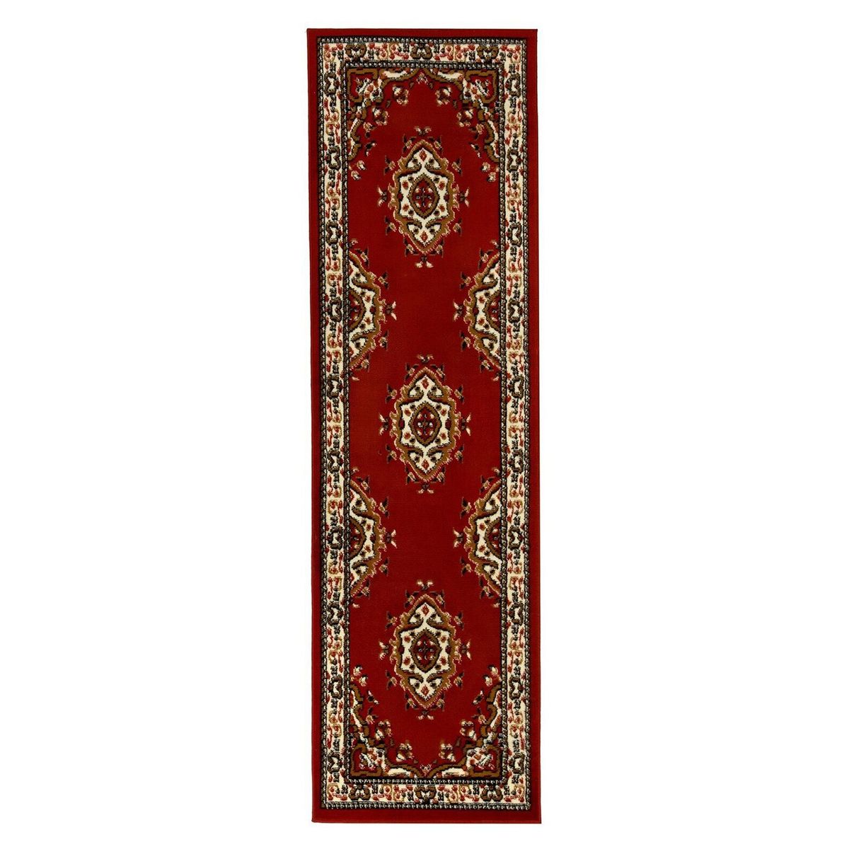 MODA ALFOMBRAS - Alfombra Pasillo Kashan King Roja 66 CM X 430 CM