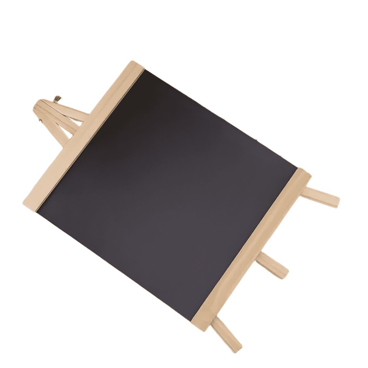 GENERICO - Pizarra tiza full mercadito 25x48 cm color madera