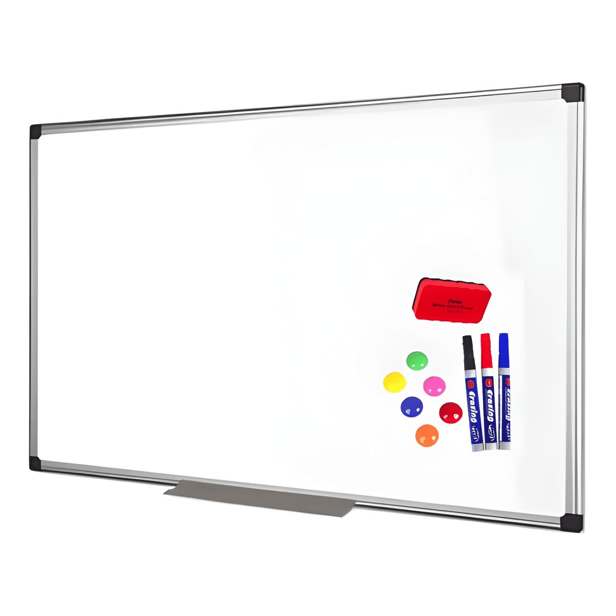 GENERICO - Set pizarra acrílica 80x120 pizarra magnética pizarra 7