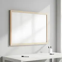 GENERICO - Pizarra acrílica 20x30 cm con marco de madera multiuso