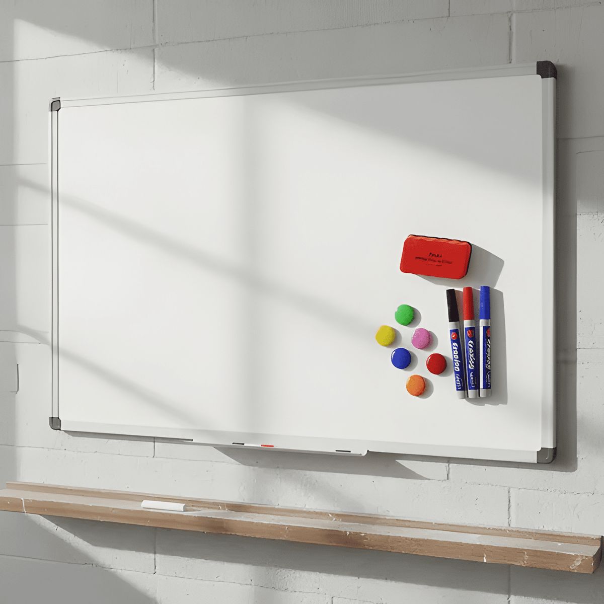 GENERICO - Set pizarra acrílica 80x120 pizarra magnética pizarra 6