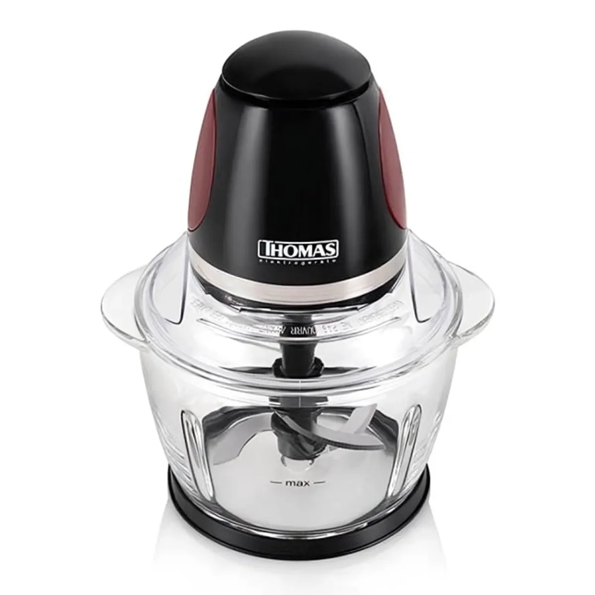 THOMAS - Picadora Electrica 1L 200W Vidrio One Touch TH-9005V Thomas