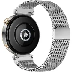 GENERICO - Correa Metalica Cierre Magnetico Para Huawei Watch Gt6 41mm Plateado