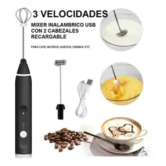 MOVI - BATIDOR DE CAFE ELÉCTRICO RECARGABLE USB