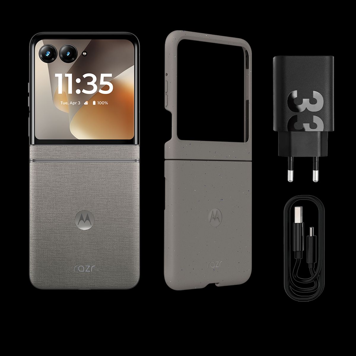 MOTOROLA - Motorola Razr 70 Gris 12 + 512 GB