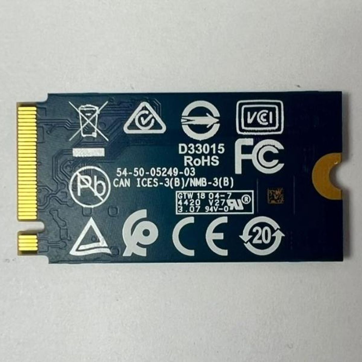 GENERICO - SSD SK Hynix    M.2 Nvme Pcie 3.0    256GB   SSS0V27608   OPEN BOX