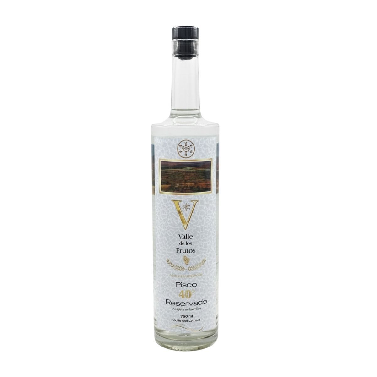 GENERICO - Pisco Artesanal Reservado Valle de los Frutos 40° Transparente 750 ml