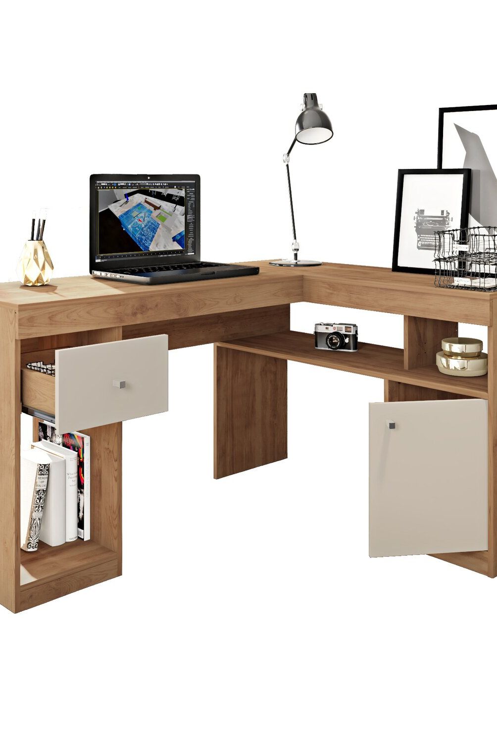 ROCH LTDA - Escritorio Nilo Roch M-213 Buriti Off White