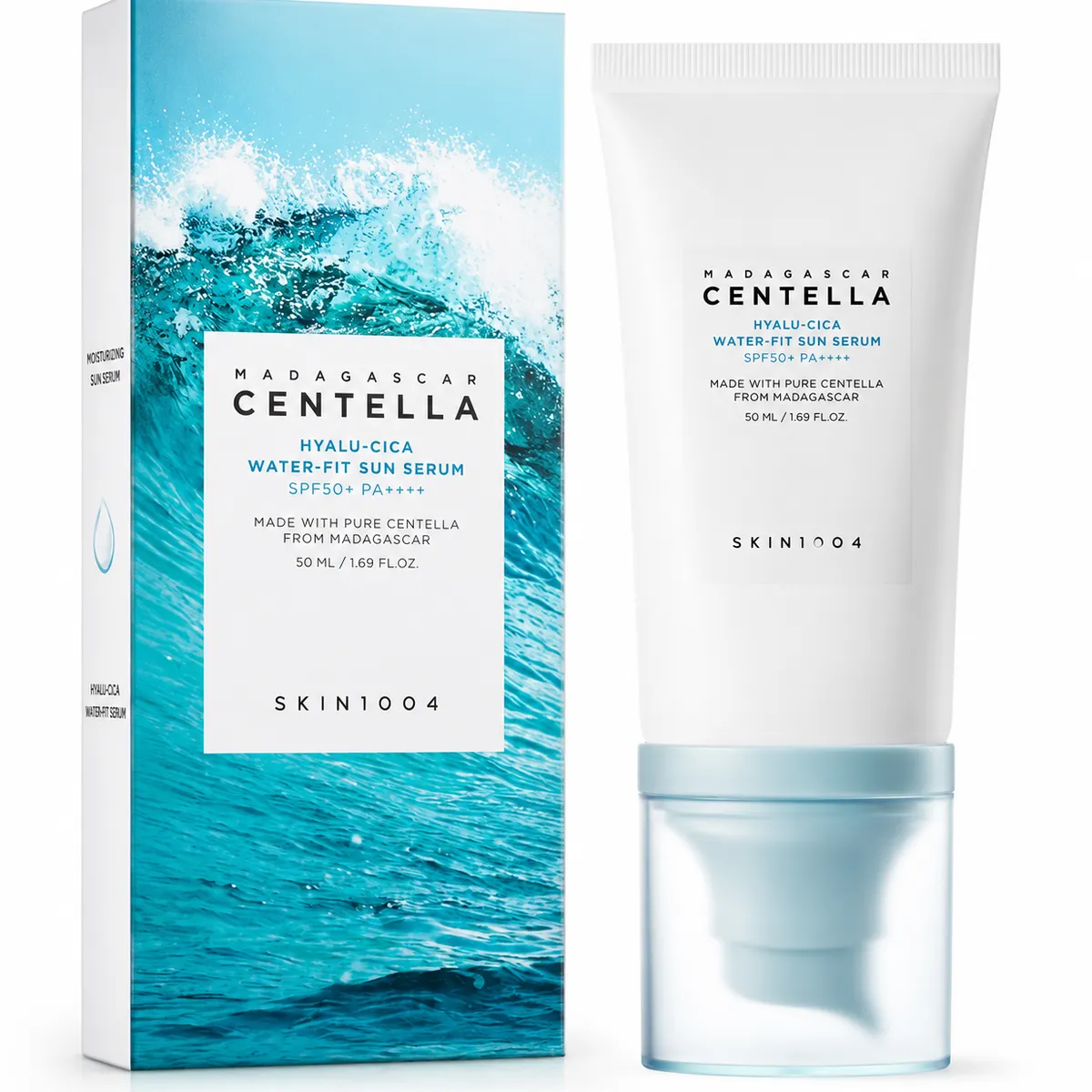 SKIN1004 - Protector Solar SKIN1004 Madagascar Centella Hyalu-Cica Water-Fit Sun Serum SPF50+ 50ml