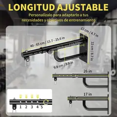 GENERICO - Estirable Soporte Saco Boxeo Ejercicio Colgante Pared 150kg