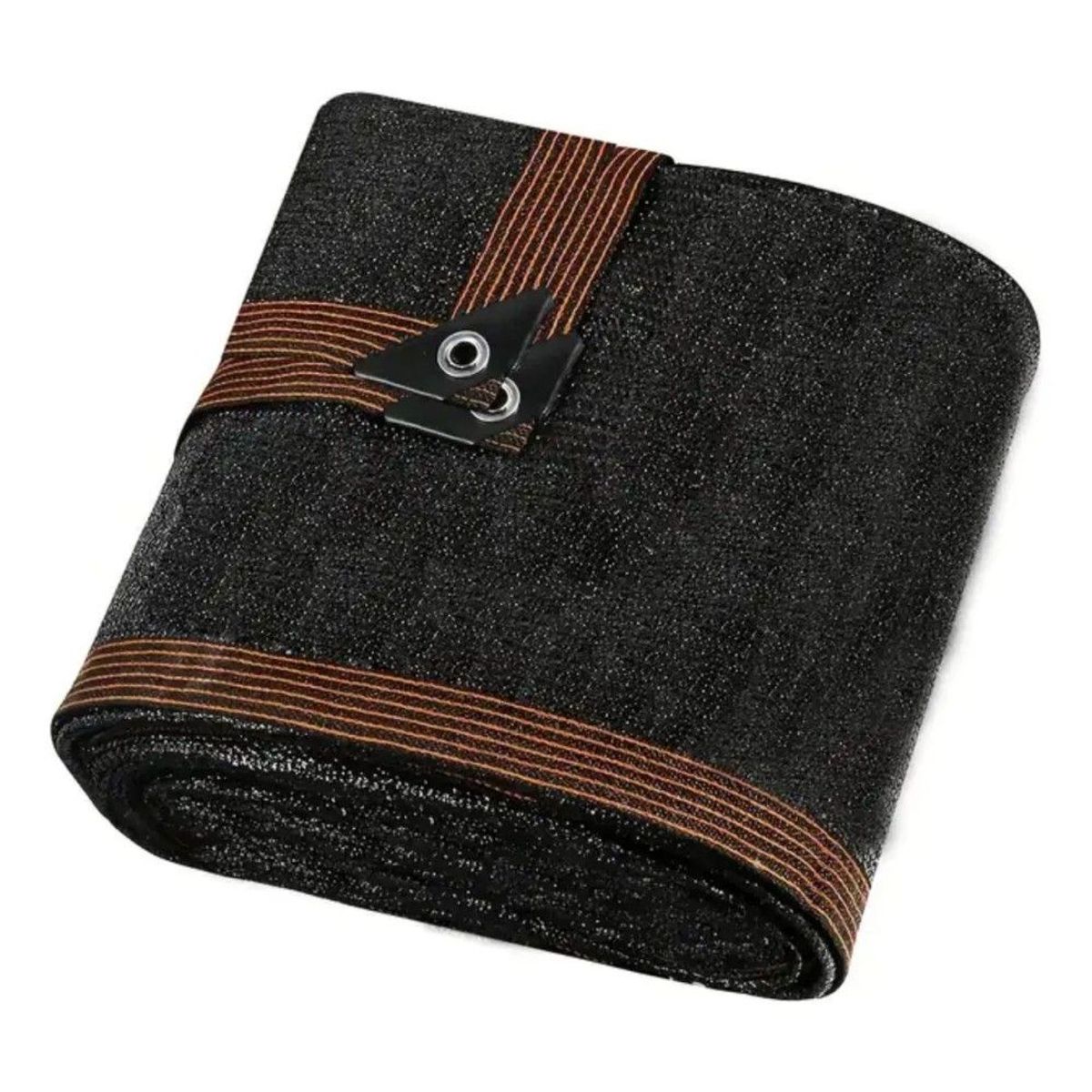 GENERICO - Malla Sombra 90% Para Jardin Y Cercos Raschel 4x6 Reforzada Negro