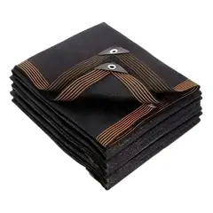 GENERICO - Malla Raschel 4x5 90% Sombra Techo Patio Terraza Color Negro