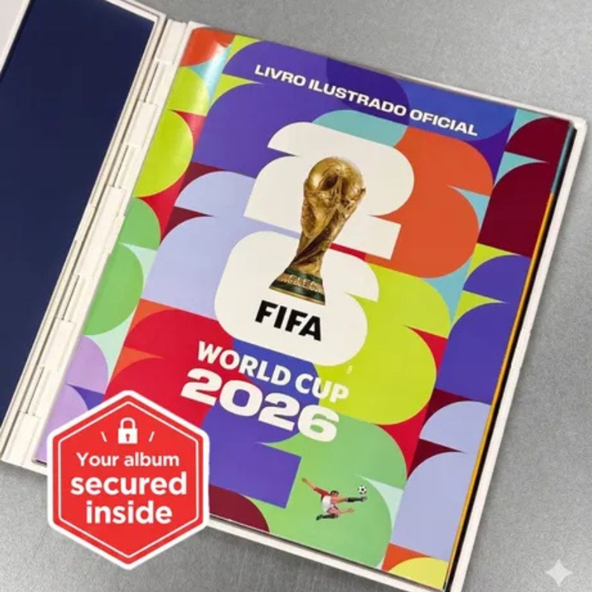 GENERICO - Estuche Prints Patro Para Álbum Mundial 2026 tapa dura