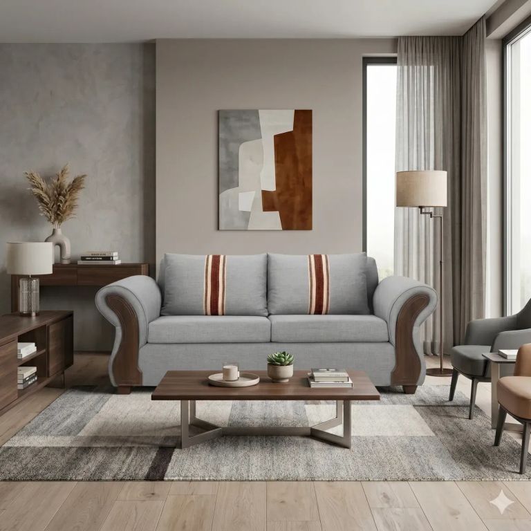 SOFA 2 CUERPOS MARSELLA Azul denim