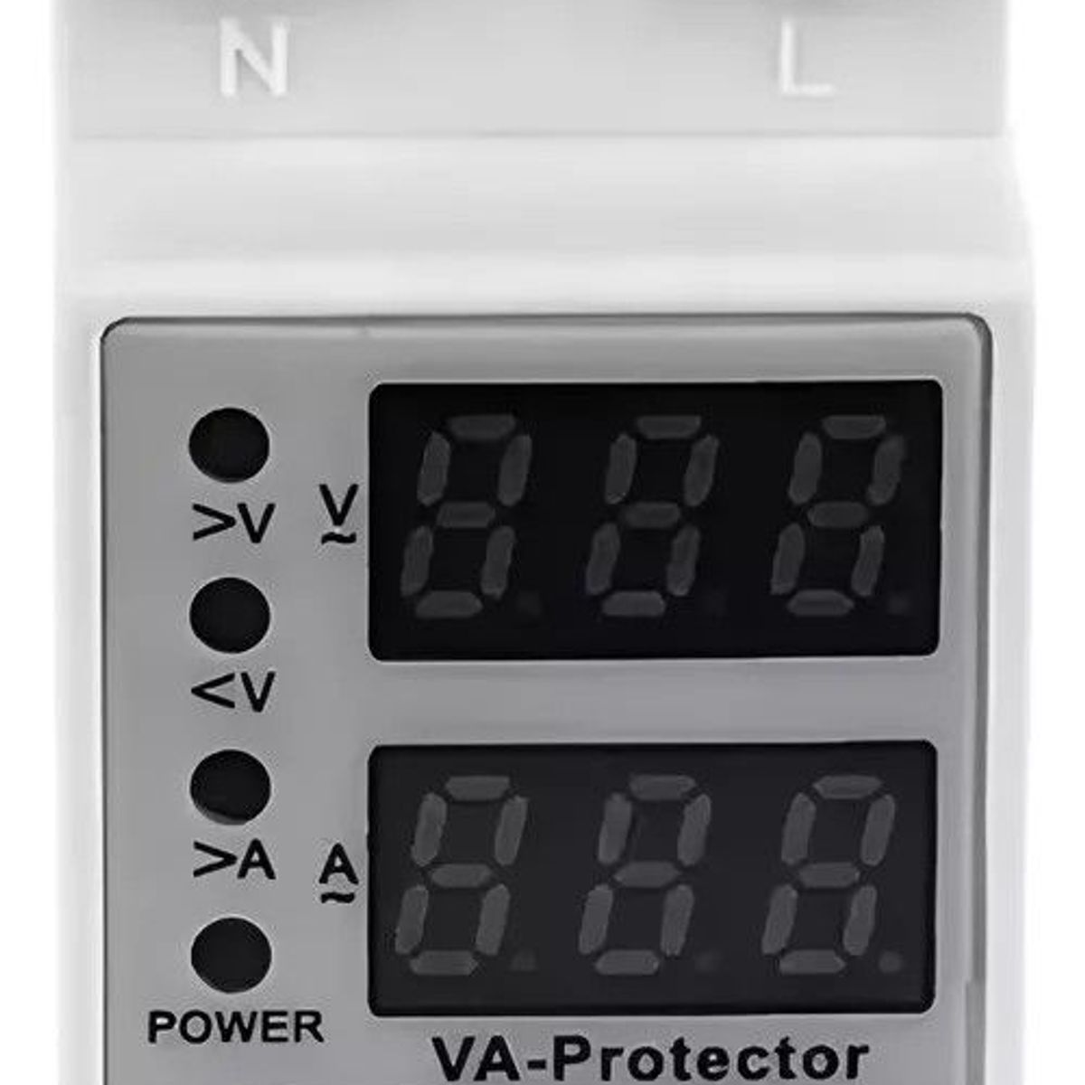 GENERICO - Protector Sobre Voltaje Y Corriente Ajustable 63a 220v Din
