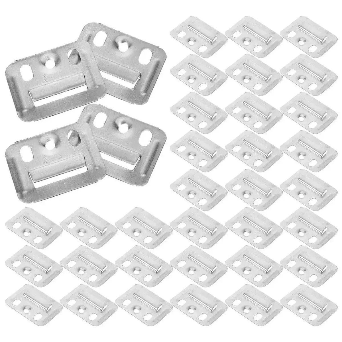 GENERICO - 100 Clips Montaje Wall Panel Wpc Pvc