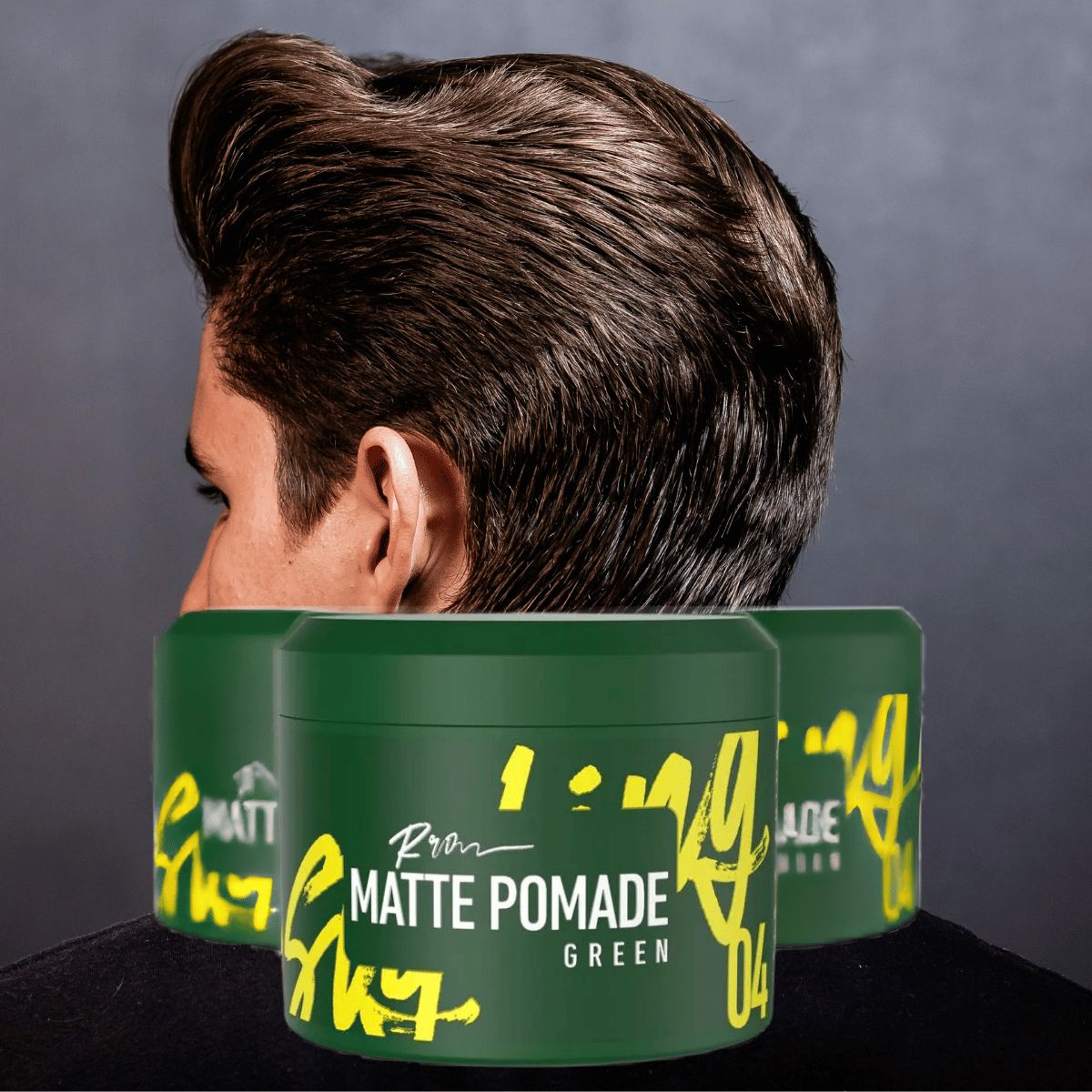 GENERICO - Pomada  Capilar Roqvel Green 04 Acabado Mate Sin Brillo 150ml