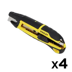 STANLEY - Set 4 cuchillas retráctil 18mm STHT10501-0
