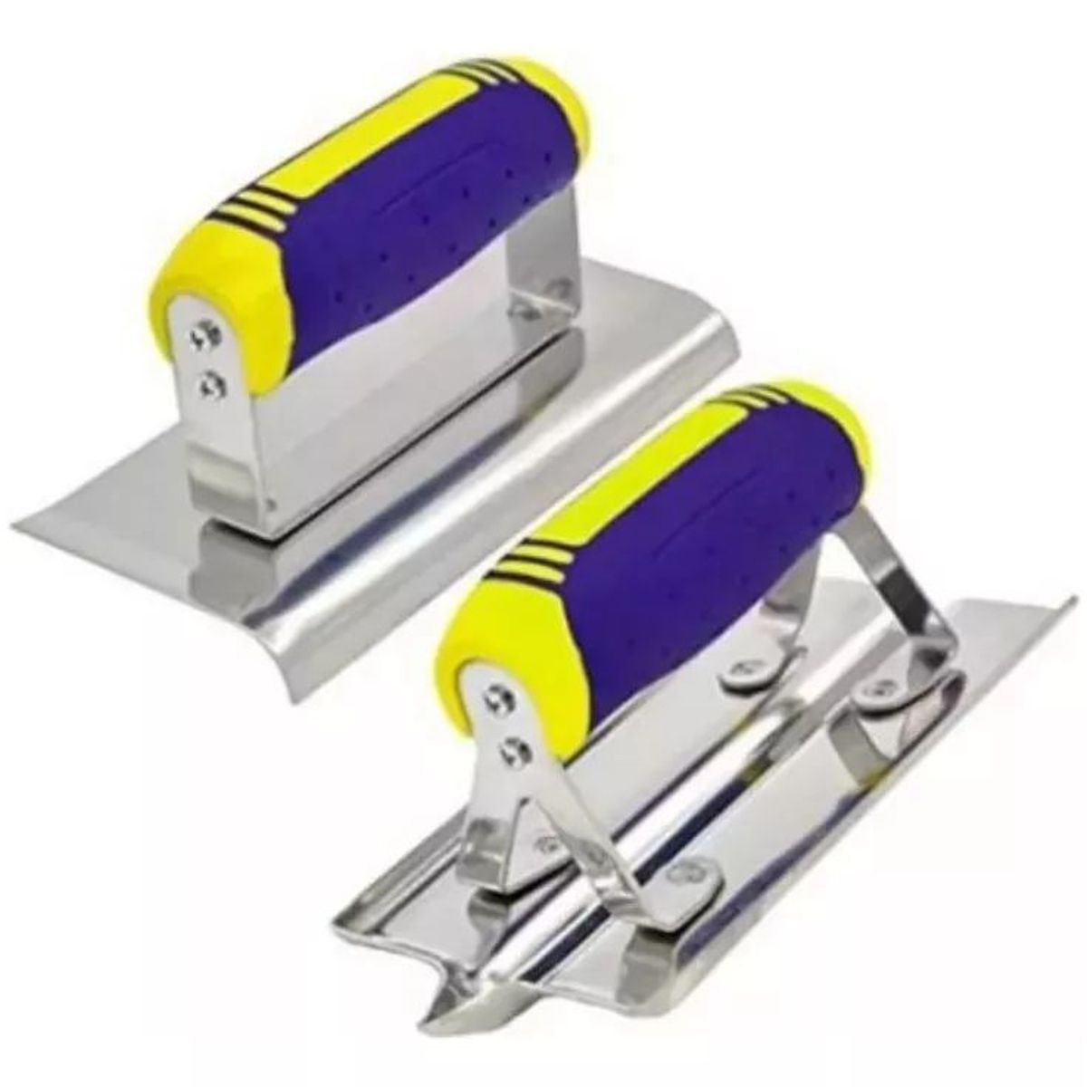 GENERICO - Pack Llanas De Acero Inoxidable 1rodon+1ranurador