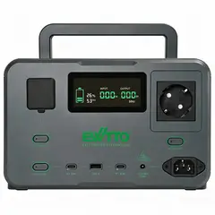 EWTTO - EP400 Generador Solar Portáti 400W 256Wh LiFePO4