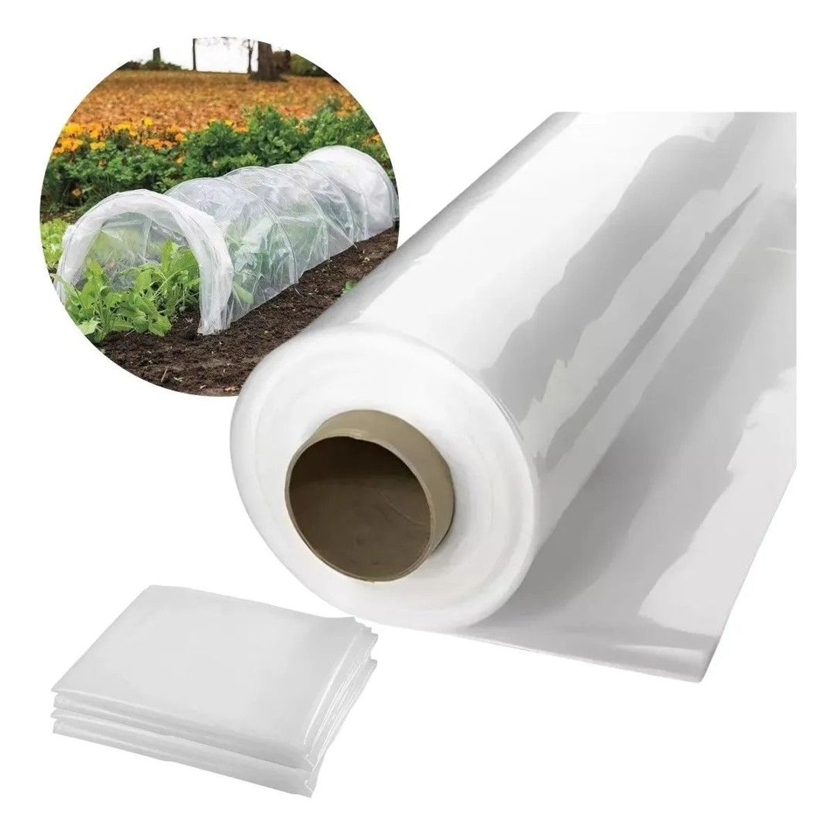 GENERICO - Polietileno Transparente 10mts X 4mts 010mm Espesor