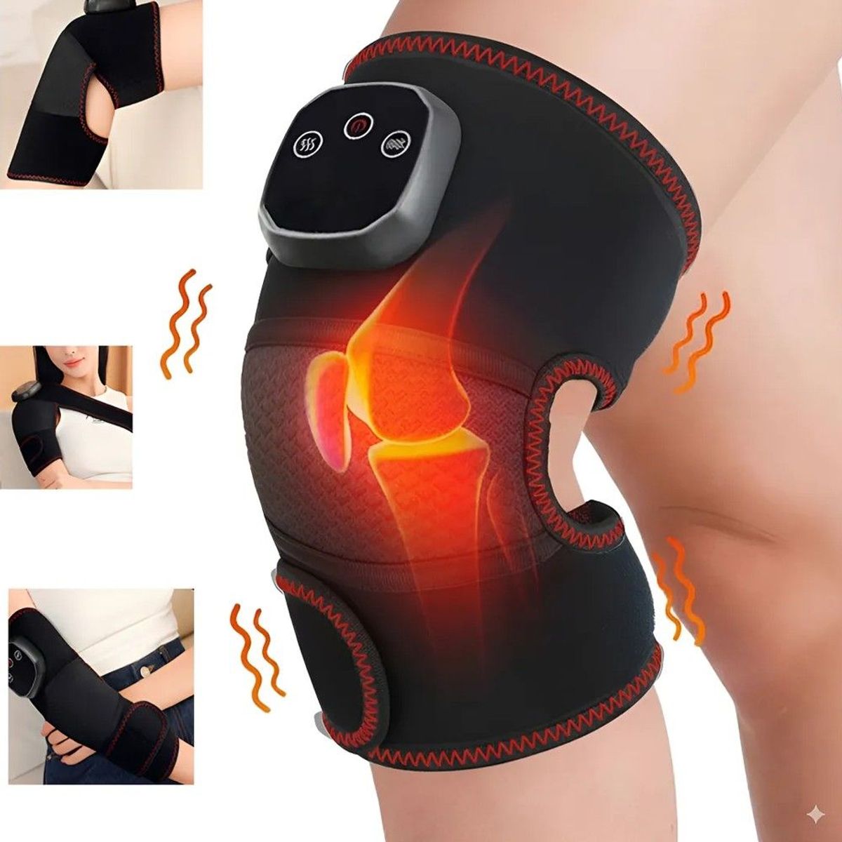 GENERICO - Masajeador De Rodilla Codo Y Hombro Vibración Calefacción