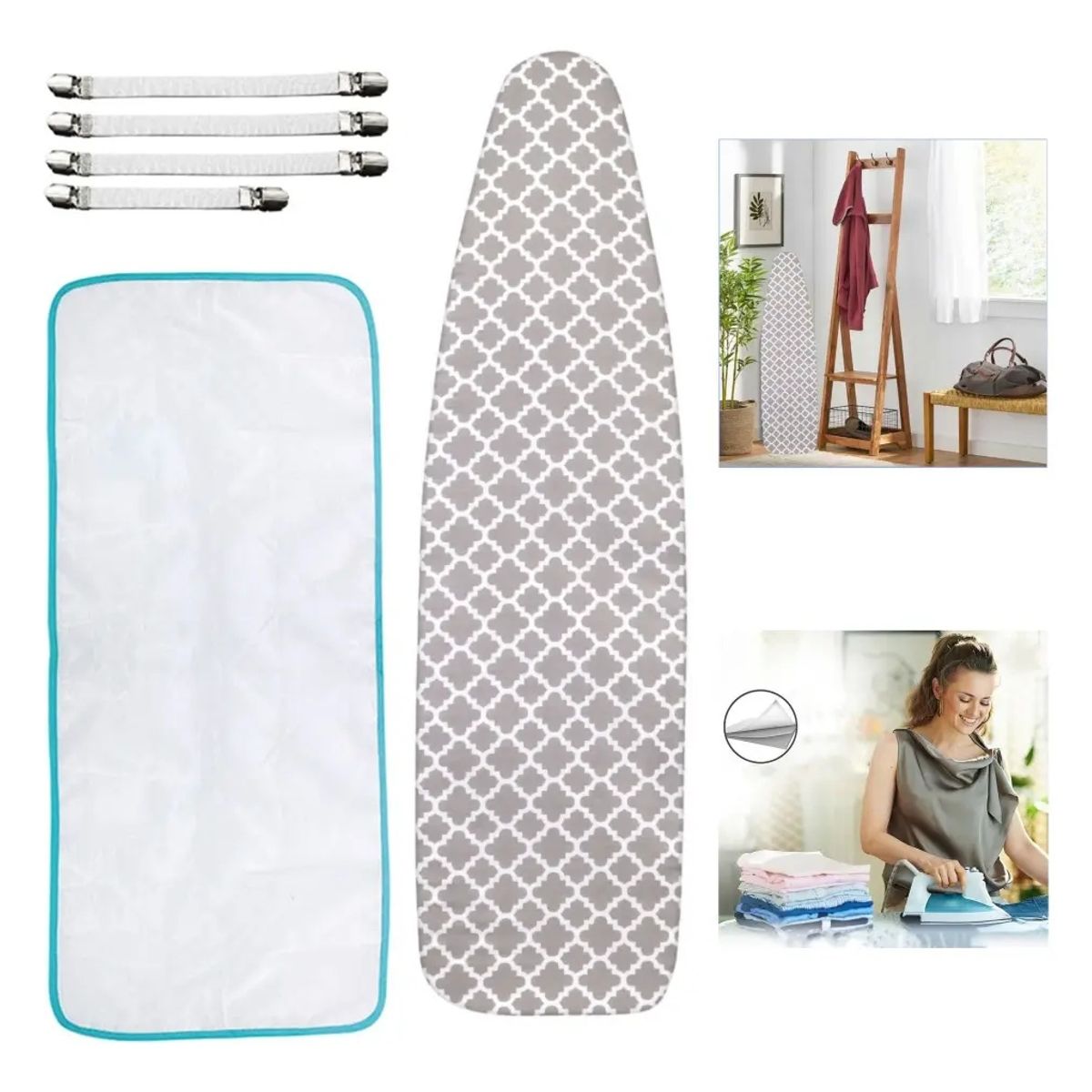 KUANGYE - Funda Para Tabla De Planchar Universal 147x48cm, Resiste