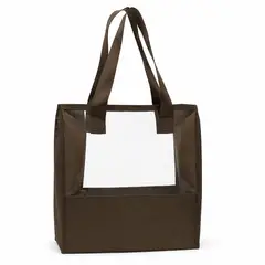 GENERICO - Bolsa Tote Transparente con Diseño de Palmeras, 40x40cm, BeigeCamel