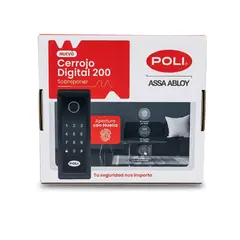 POLI - Cerrojo Digital Sobreponer inteligente 200 Apertura Huella Y Código